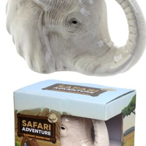 Szklany kubek słoń safari