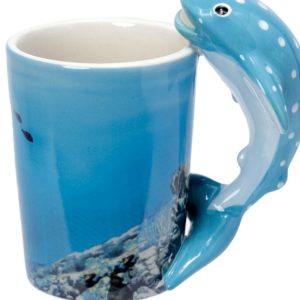 kubek szklany delfin